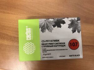 Картридж Cactus CS-PFI107MBK (6704B001)