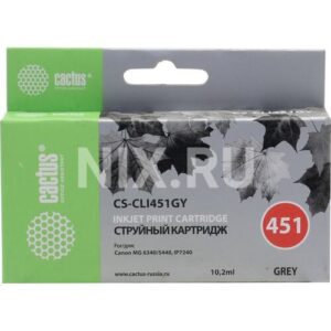 Картридж Cactus CS-CLI451GY (6527B001)