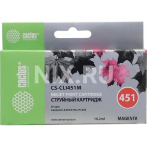 Картридж Cactus CS-CLI451M (6525B001)
