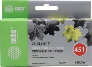 Картридж Cactus CS-CLI451Y (6475B001)