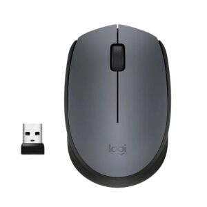 Мышь беспроводная Logitech M170 Black/Grey (910-004658)