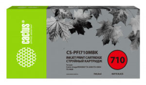 Картридж Cactus CS-PFI710MBK