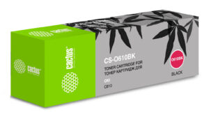 Картридж Cactus CS-O610BK (44315308/44315324)