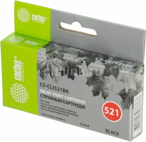 Картридж Cactus CS-CLI521BK (2933B004/2933B001)